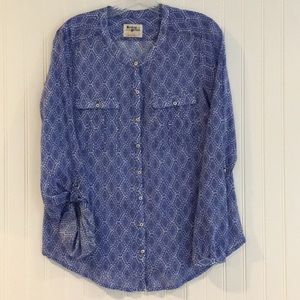 Anthropologie Holding Horses Zellige blouse 10